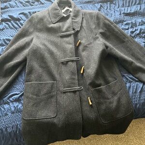 Men's Gray Toggle Coat